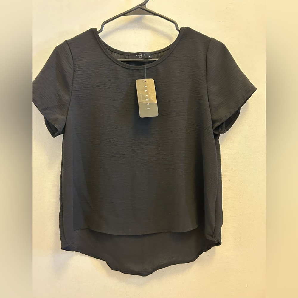 NWT 21 Saints Women's Top (Black  Size S)
